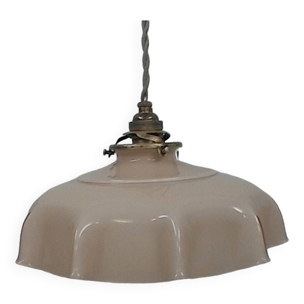 Suspension en opaline, vintage