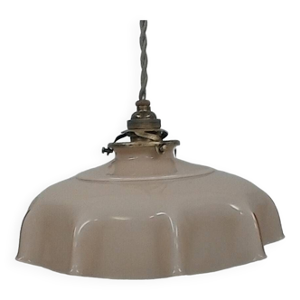 Opaline pendant light, vintage.