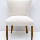 Mid-Century Modern Italian Bouclé Small Armchair, 1950s