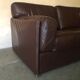 2-seater leather leolux sofa