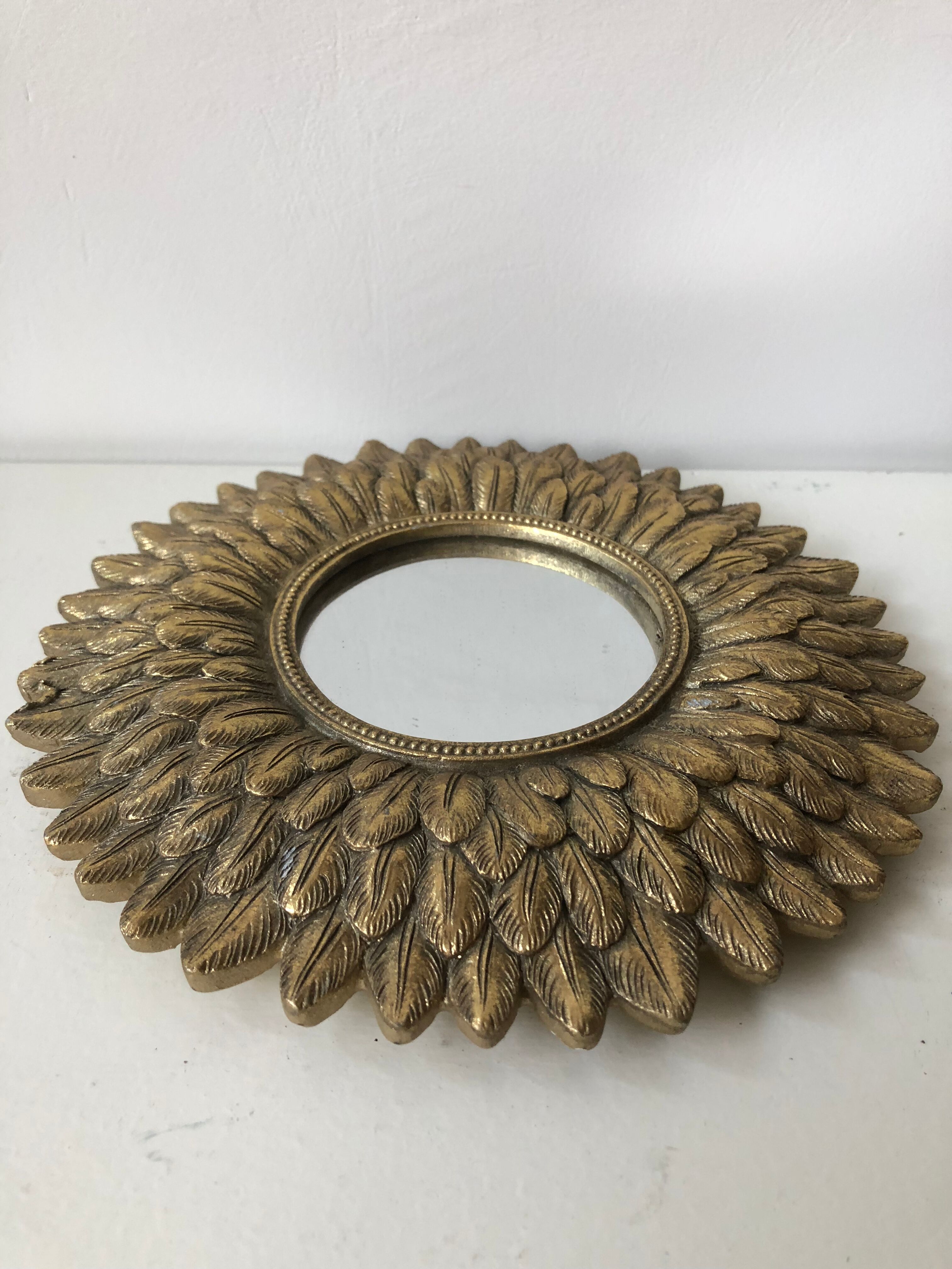 Vintage sun mirror 22x22cm