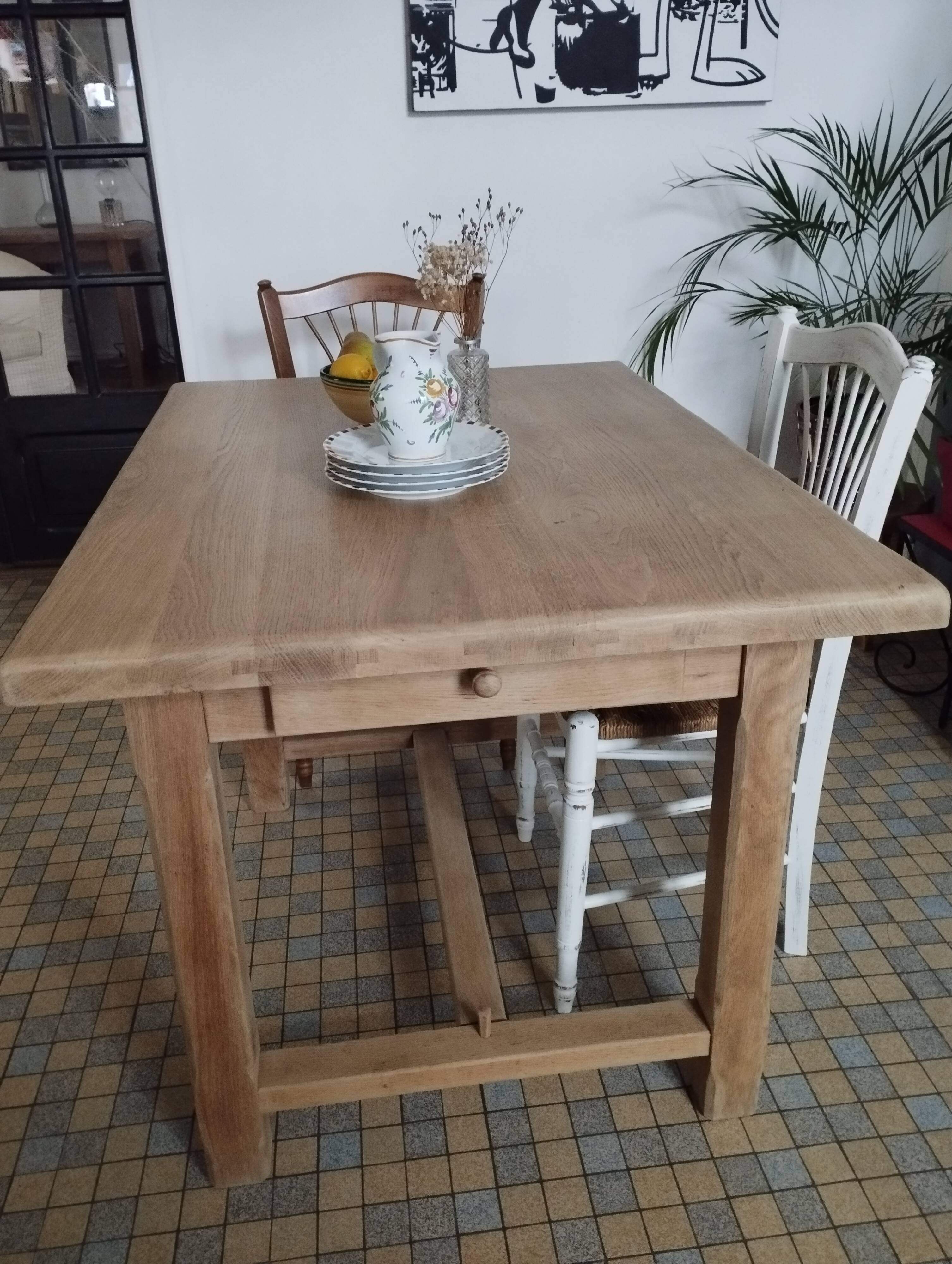 Vintage farmhouse table