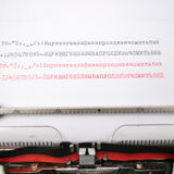Olympia De Luxe Cyrillic Beige Typewriter Revised Ribbon New