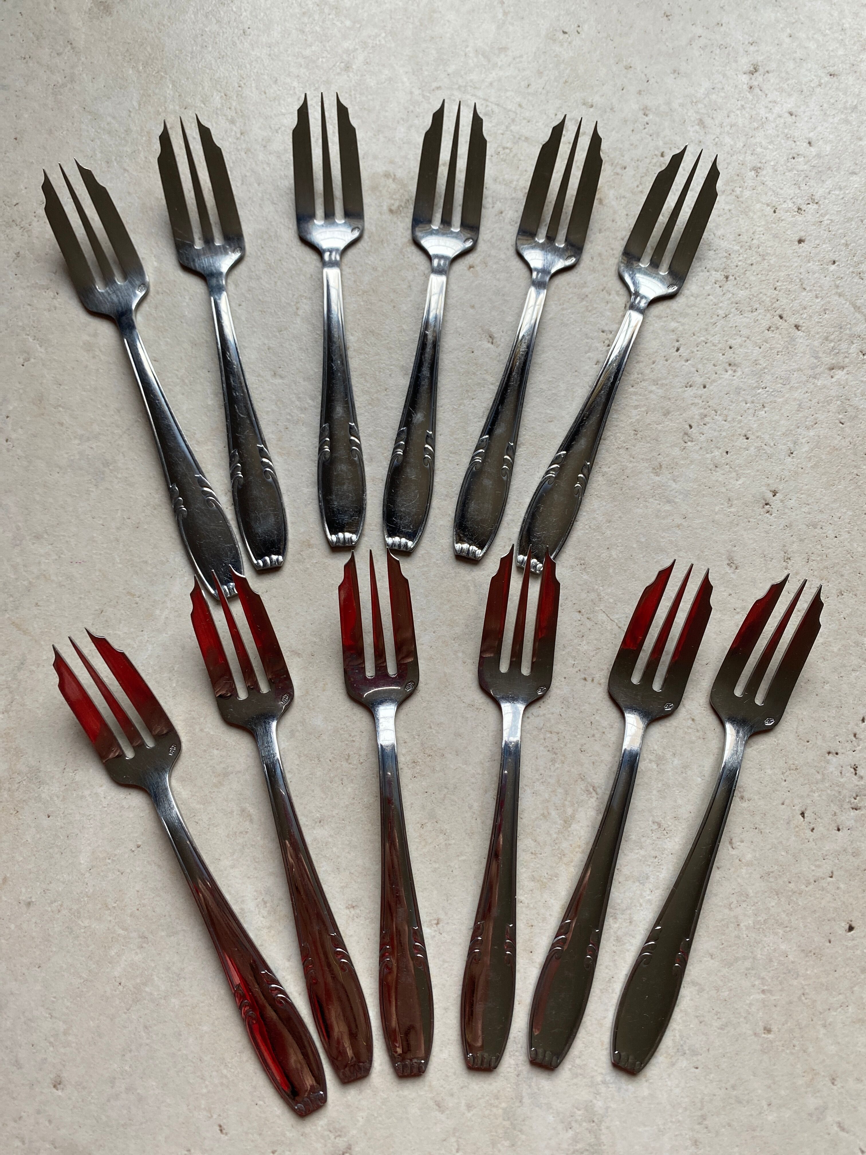 Vintage cake forks