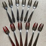 Fourchettes à gâteau vintage