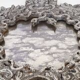 Antique mirror on plexiglass base