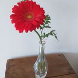 St. Louis crystal twisted soliflore vase