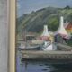 Erik Almgren, Swedish Modern Landscape, 1960s, Oil on Canvas, Framed