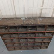 Duo of trade furniture sorting of the post shelf storage