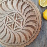 Vintage chiseled wood trivia