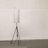 Mid-century minimalist tripod floor lamp, 1960s.
