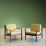 Pair of Scandinavian armchairs
