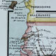 Original map of Zambezi and Congo 53x37cm 1905