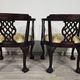Chippendale style chairs