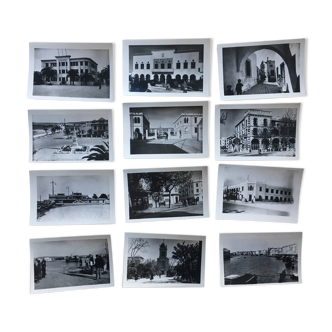 Set of 12 film photos of Casablanca 30s