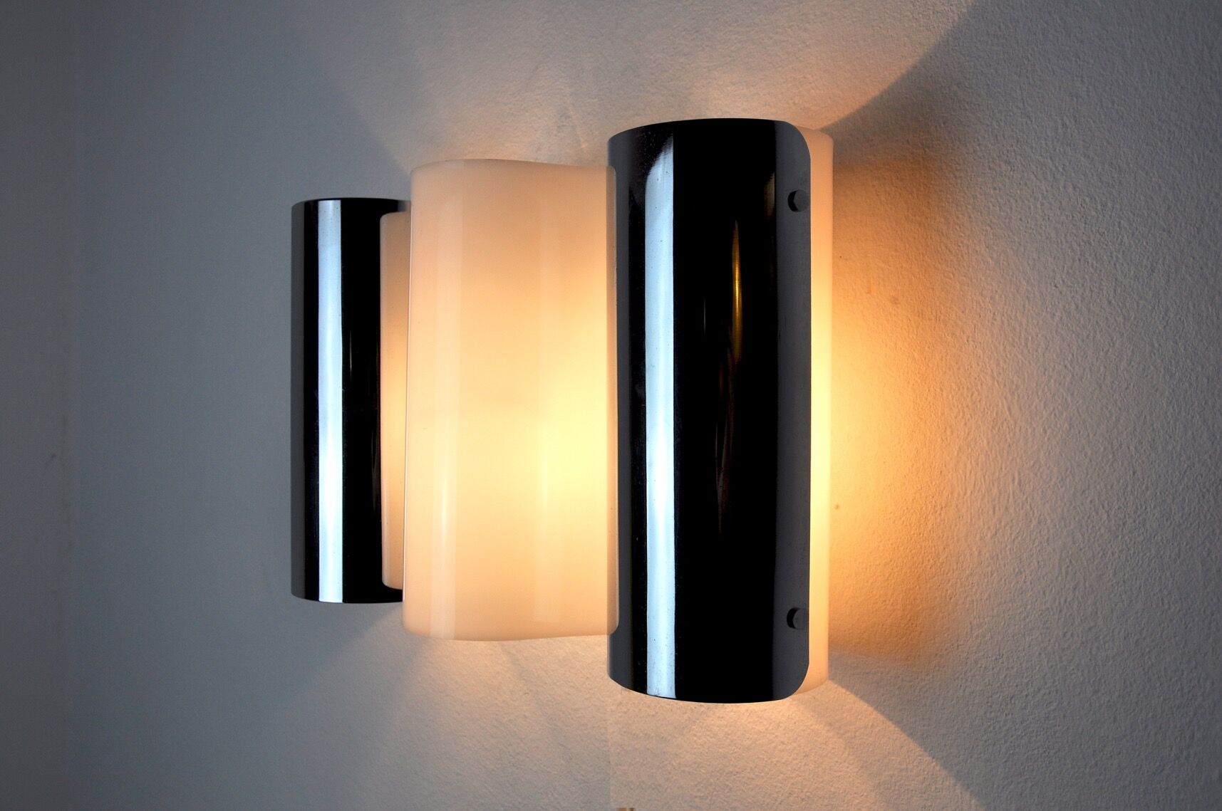 Vague wall lamp by Métalarte, Spain, 1970