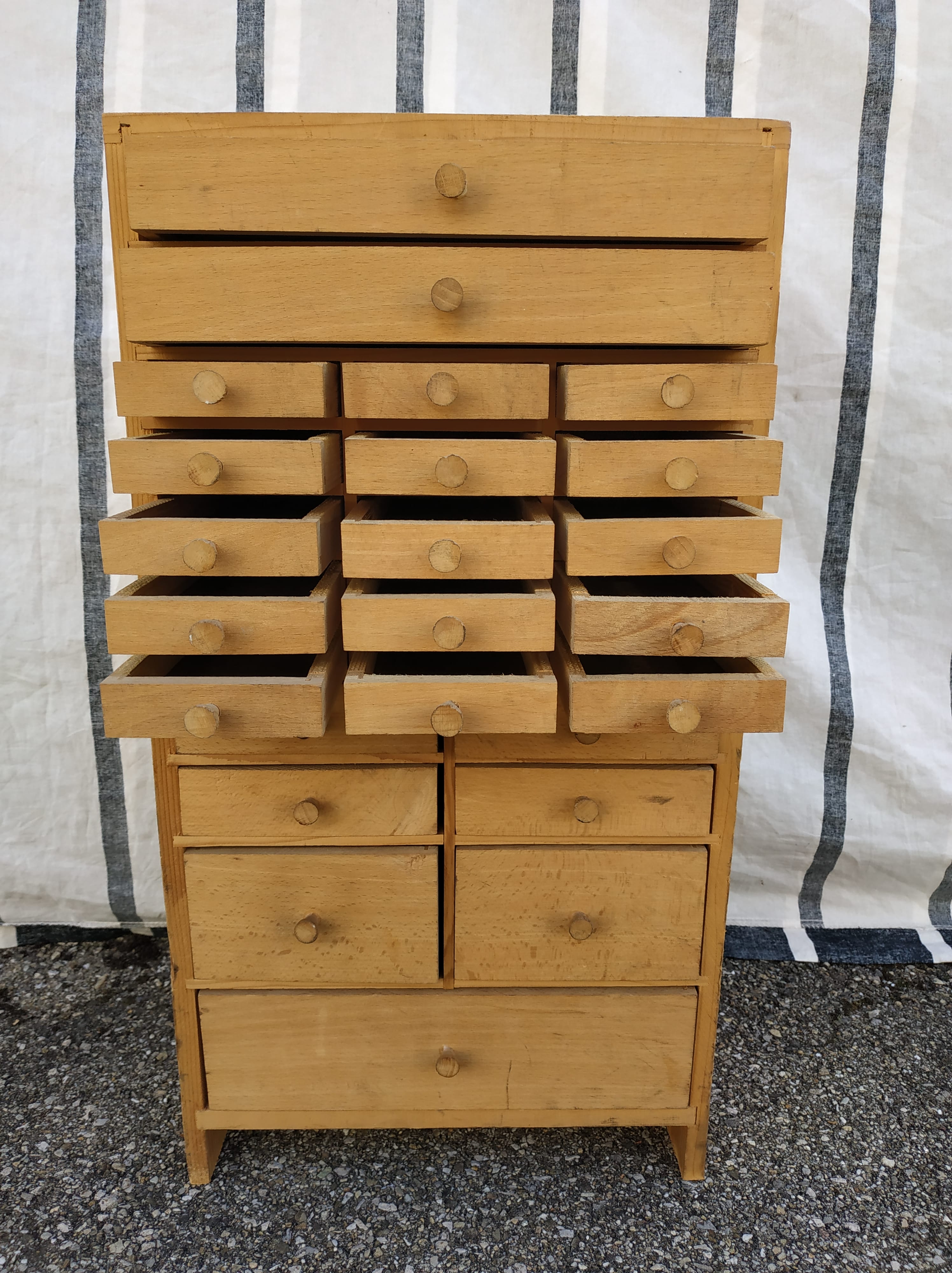 Furniture watchmaker layette 24 drawers of storage space