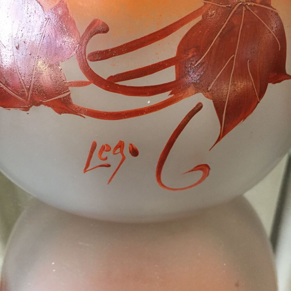 Vase ball autumn colors Legras