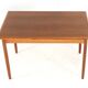 Extendable rectangular dining table "Horsbyg" - Danish design in teak