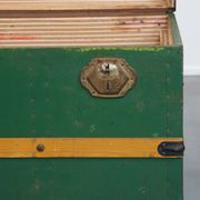 Large Antique Travel Trunk / Coffee Table from the Early 1900s with Handles