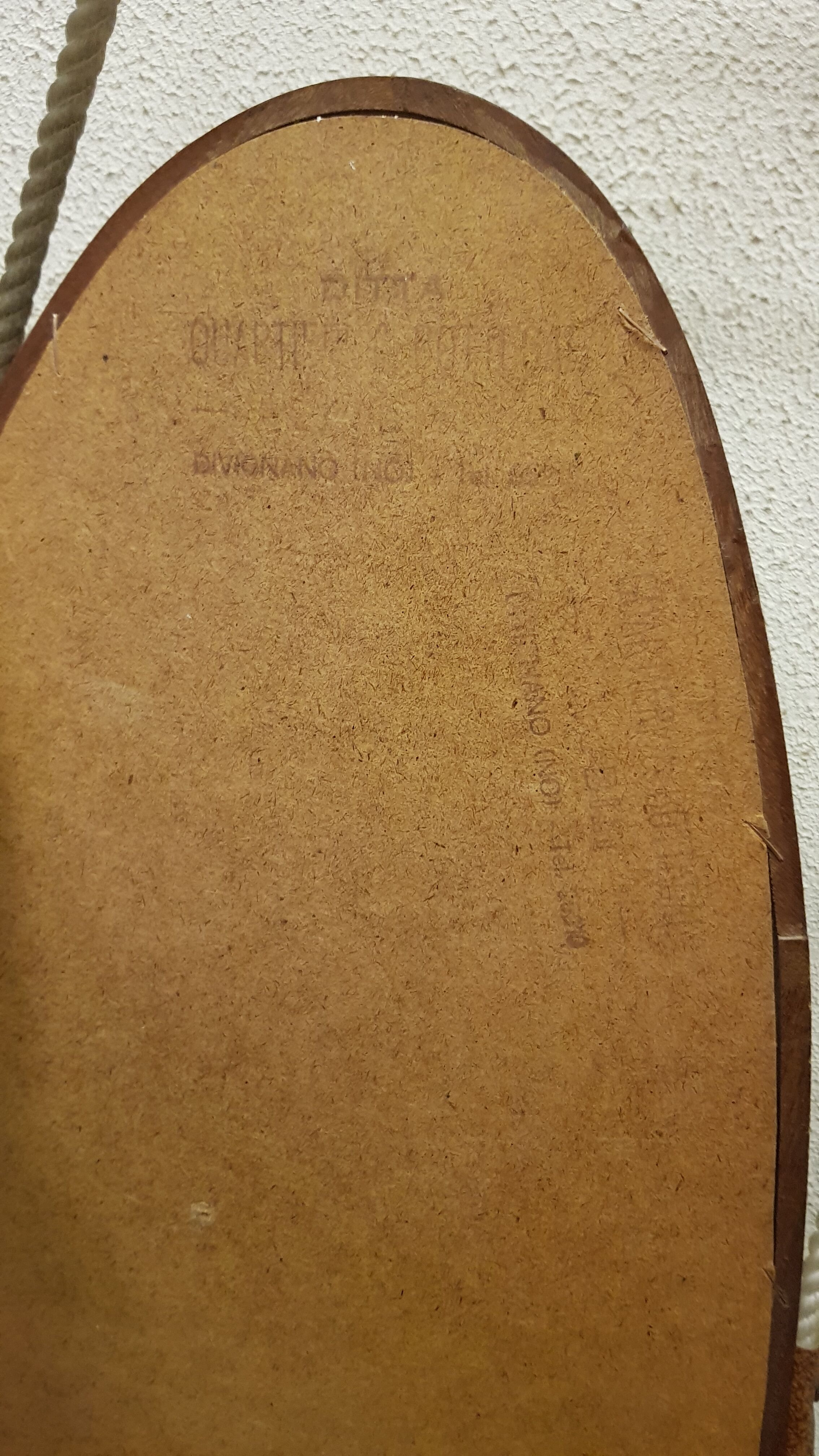 Miroir teck - 102x30cm