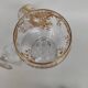 Pair of gilded Saint Louis crystal glasses, circa 1900.