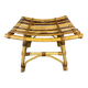 1970s rattan stool from the south of France