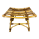 1970s rattan stool from the south of France