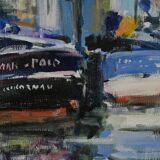 Oil on canvas “Concarneau”, signed S. Blaszczyk – 1991