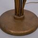 Hollywood Regency Gold flower shaped floor lamp 1980s