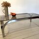 Glass coffee tables 70s