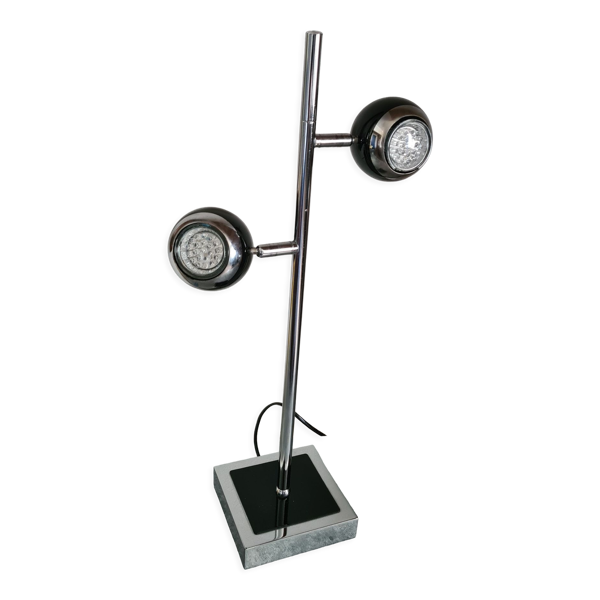 Lampe vintage globe oculaire Seylumière Hary — Beyit