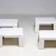 Set of four nesting tables by Mario Bellini, Quattro Gatti, Italy, 1967.
