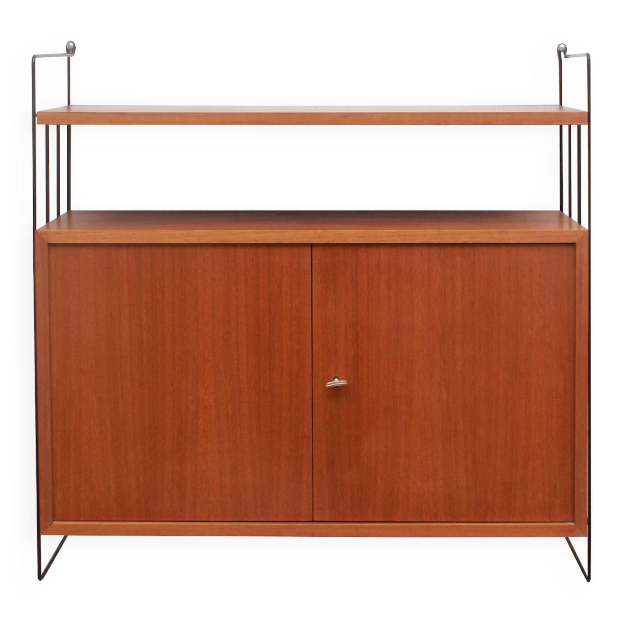 1960s wall unit in walnut, WHB Germany