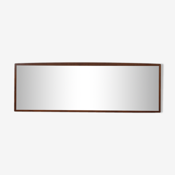 Miroir scandinave horizontal en palissandre de Rio 139x47cm