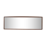 Miroir scandinave horizontal en palissandre de Rio 139x47cm