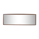 Miroir scandinave horizontal en palissandre de Rio 139x47cm