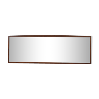 Large horizontal scandinavian mirror in rio rosewood  139x47cm