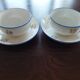 Two Salins earthenware lunch cups