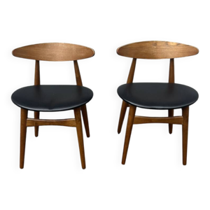 (Lot) 2 Chaises pied