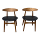 (Lot) 2 Compass Leg Scandinavian Style Chairs