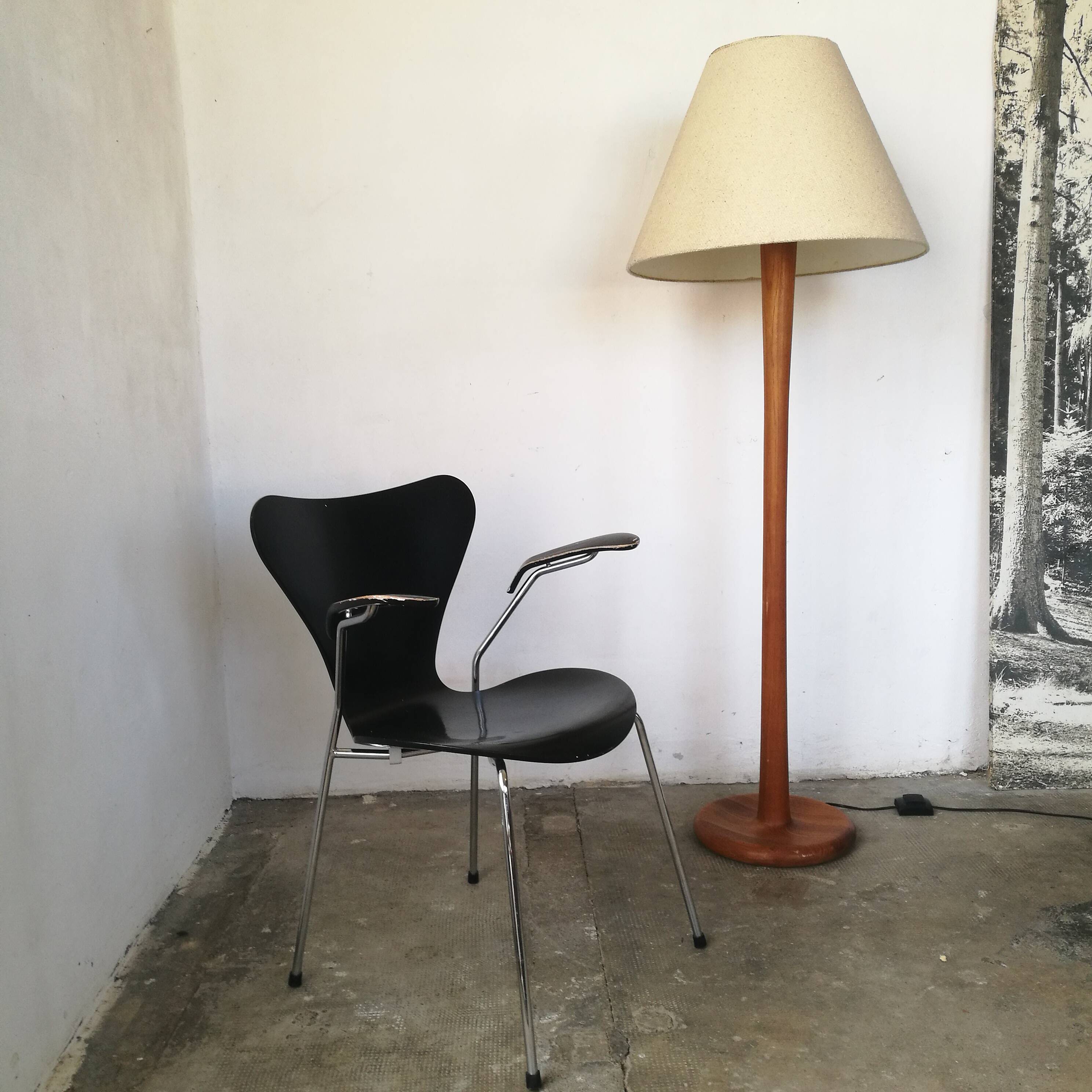 Fauteuil butterfly par Arne Jacobsen pour Fritz Hansen , serie7