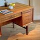 Vintage Scandinavian oak desk "Karl"