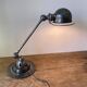 Lampe jieldé 1 bras 40cm graphite industriel Jean Louis Domecq 1950