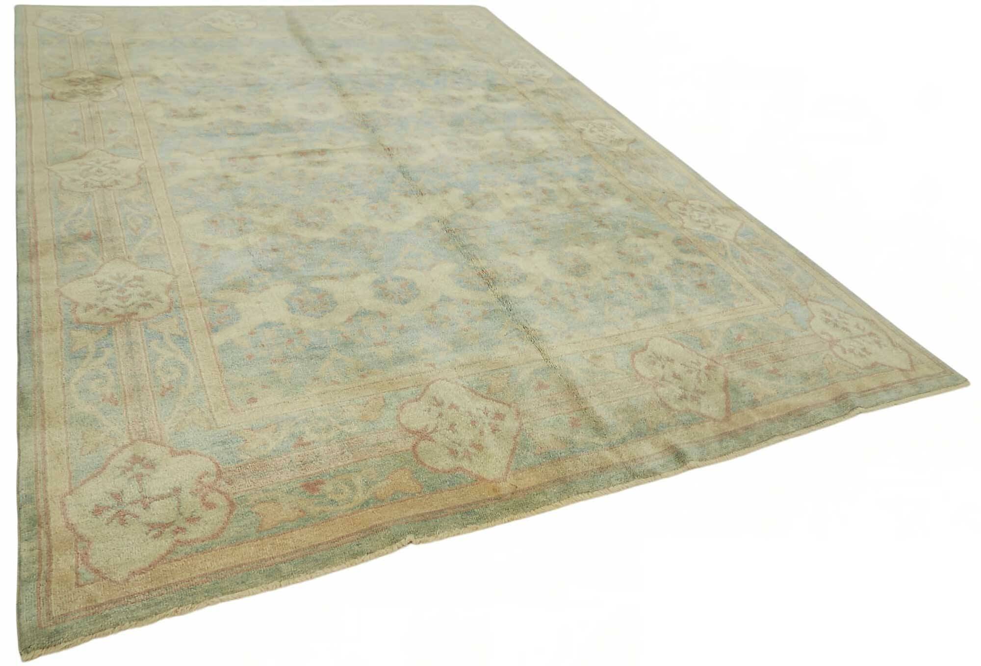 Turkish Handknotted Wool Oushak Rug 266 cm x 377 cm