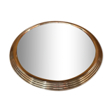 Round art deco mirror tray