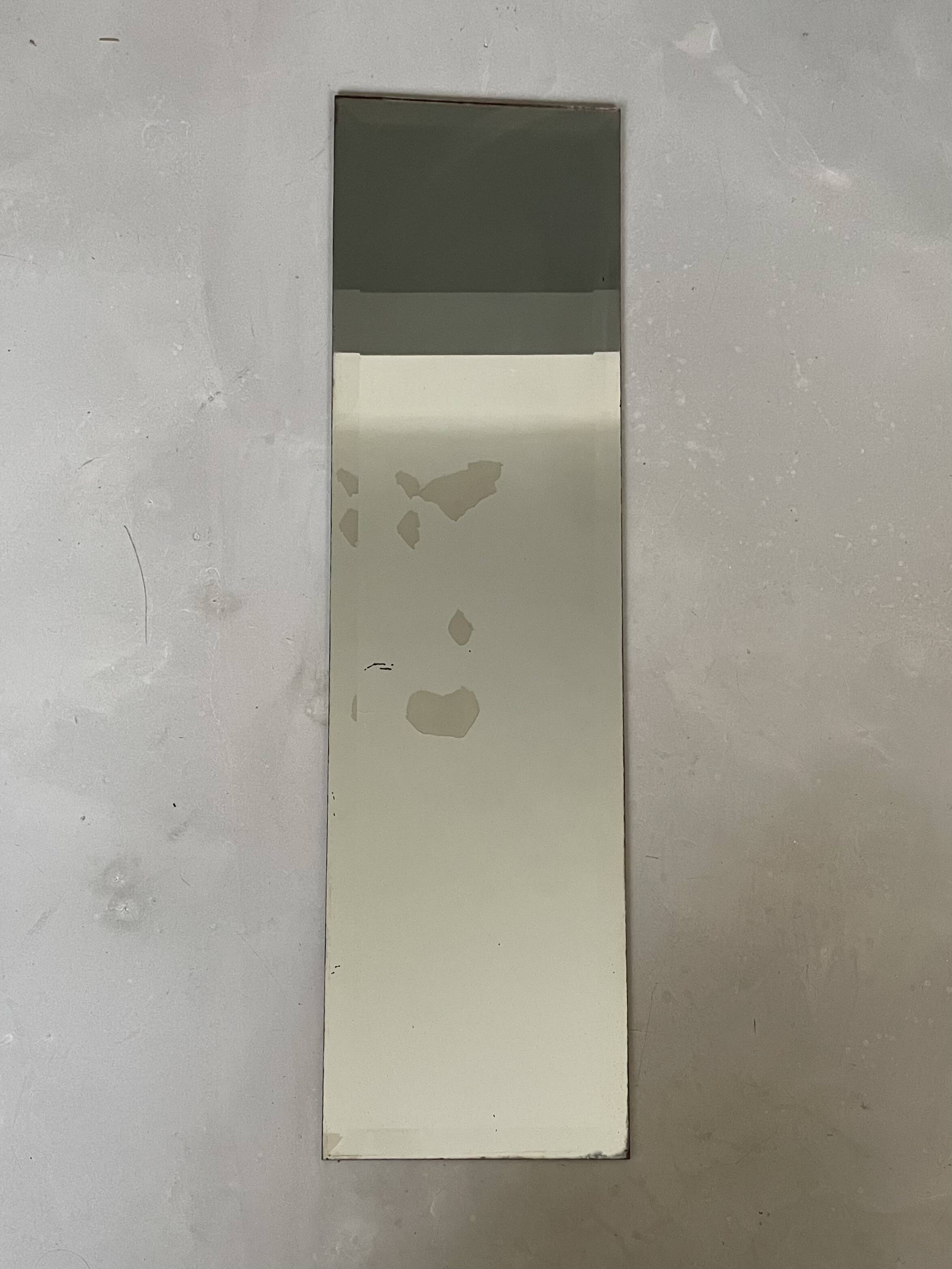 Old beveled mirror 33x120cm