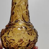 Vintage amber glass bottle