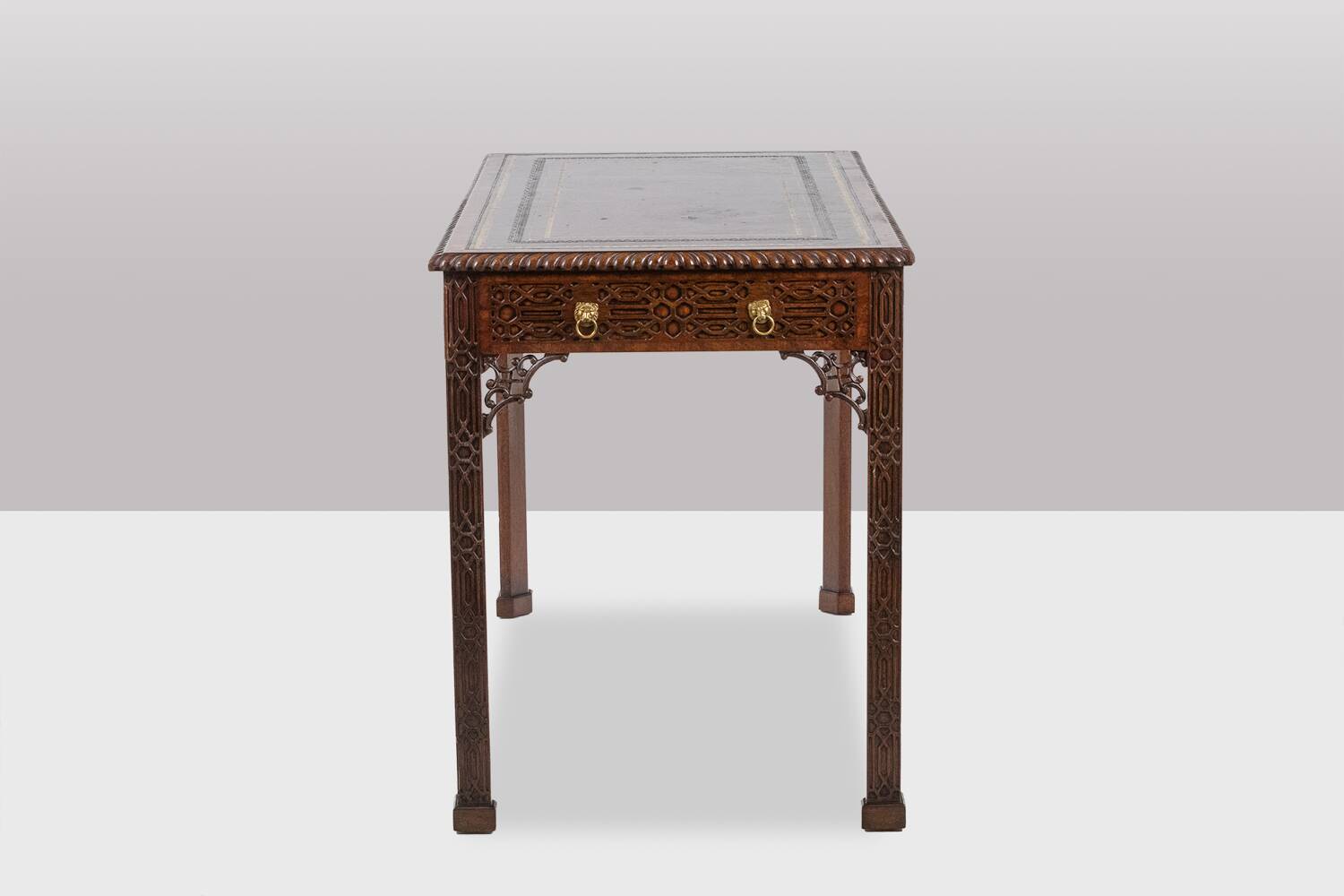 Chippendale style mahogany table, or desk. Circa 1950. LS5932456G