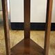 Old solid wood pedestal table